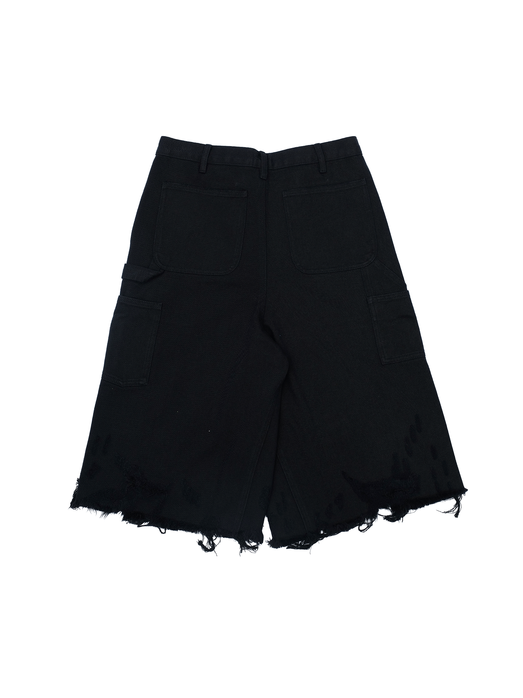 FMT Vintage Distressed Baggy Shorts – Loose Wide-Leg Streetwear Cropped Pants