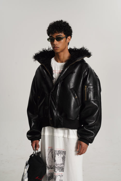 FMT 2026 LEATHER BOMBER JACKET