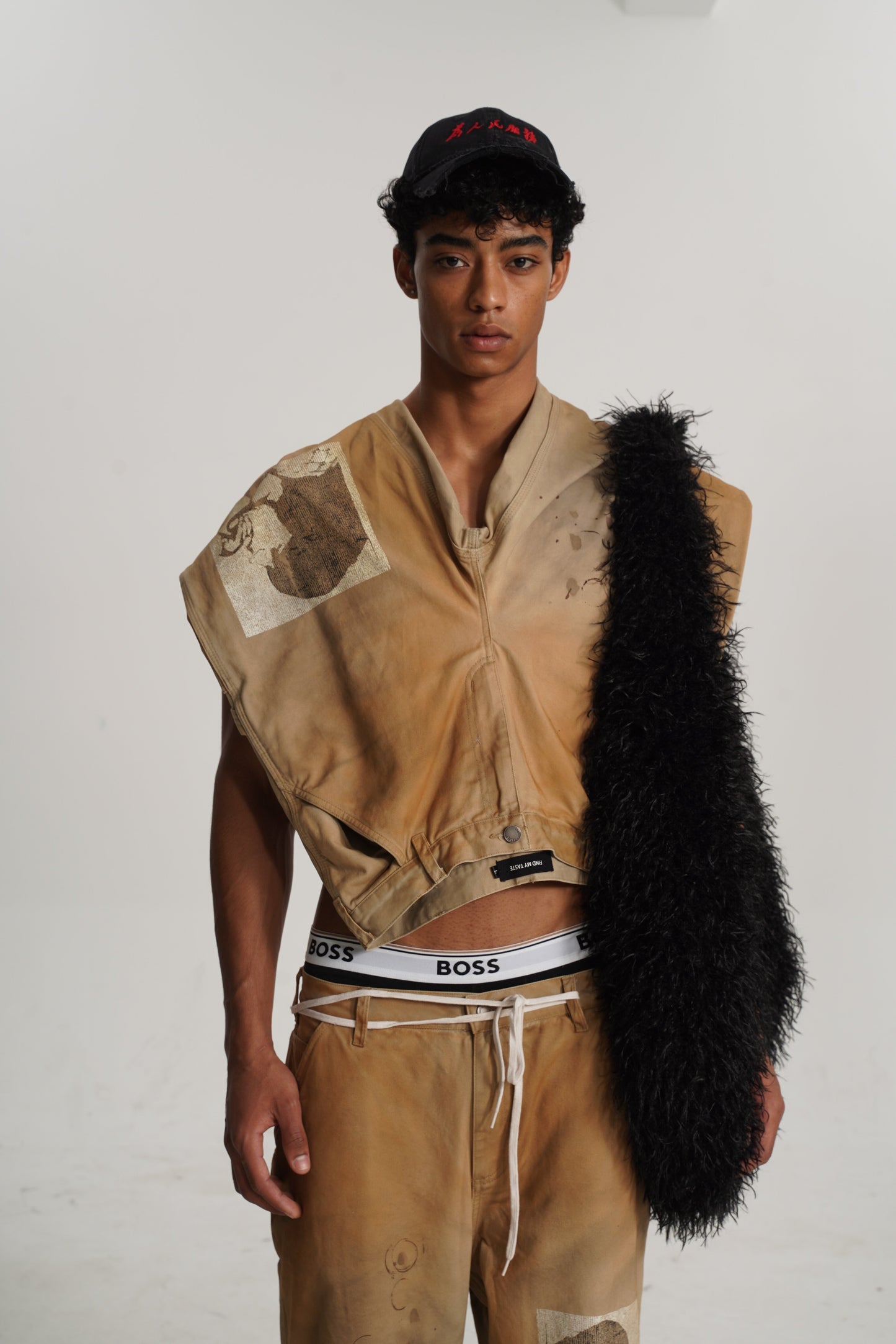 FMT 24 (100%HAND MADE) WASHED KHAKI PANTS